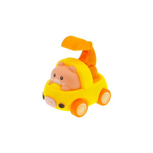 Ours coloré retirer voiture plastique Friction ingénieur véhicule pour enfants 65mm Surprise Capsule jouets - Product Image 4