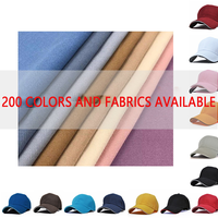 Prix d'usine OEM Petite Commande Minimum Marque Qualité Personnalisé Logo Haute Fréquence Broderie Velours Côtelé Bord Casquette de Baseball Chapeau