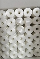 100% polyester 75D/2 bobines pré-enroulées pour machines à broder Brother Singer Pfaff taille L côté moins fil de canette