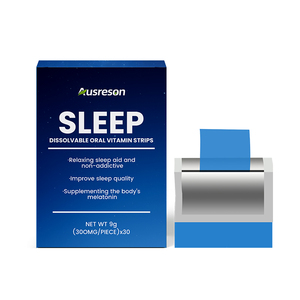 Bandes de mélatonine dissolvables Ausreson OEM – Soutien naturel au sommeil de qualité alimentaire pour adultes - Product Image 1