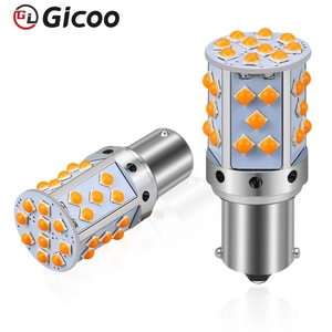Gicoo 3030 35smd Canbus Free High Bright Auto Lamp White Amber 3D Lens Chips Car Led Signal Lamp 1156 BA15S T20 3157 - Product Image 4