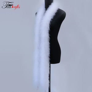 50 Gam Dày Và Fluffy Boas Marabou Lông Trắng Thổ Nhĩ Kỳ Lông Boa Cho Lễ Hội Carnival Wedding Home Party Trang Trí - Product Image 2