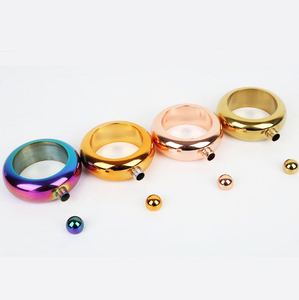 Brazalete Personalizado de Alta Calidad para Mujer, Redondo, de Acero Inoxidable, con Forma de Botella de Licor de 3.5oz - Product Image 2
