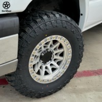 Jantes en alliage forgé DW Lock Off-Road argentées 17x9.0 18x9.0 19 pouces 6x139.7 Beadlock, jantes polies pour Jeep Gladiator 20-26