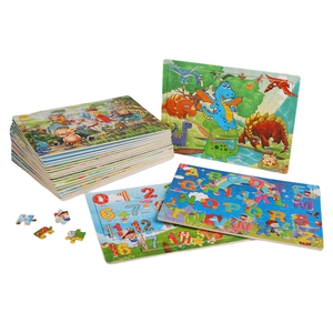 Rompecabezas de Madera con Letras y Números para Niños, Juego Educativo, Corte Láser, Acabado Mate No Tóxico, Caja de Regalo, 51-100 Piezas - Product Image 1