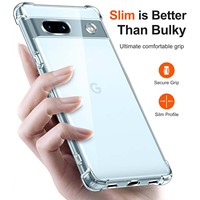 1.5MM d'épaisseur Air-Bag Crystal Clear Phone Case pour Google Pixel 8A 8 Pro 6A 7A 9A 6 7 8 9 Pro XL Housse antichoc pour Google Case