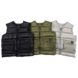 سترة رجالية بدون أكمام عالية الجودة بتصميم عصري مع سحاب للإغلاق، ملابس خارجية للشتاء، سترة دافئة جديدة للرجال - Product Image 2