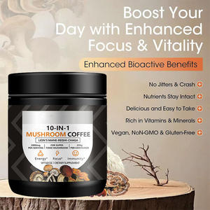 Café de Hongos Instantáneo Orgánico OEM para Adultos, Polvo a Granel 10 en 1, Marca Privada, Impulso de Energía, Relajación - Product Image 4