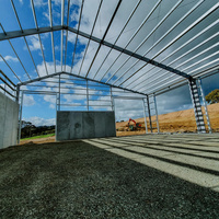 Kits préfabriqués d'atelier de structure en acier pour le stockage de la ferme et l'utilisation des plantes Construction de bâtiments d'entrepôt