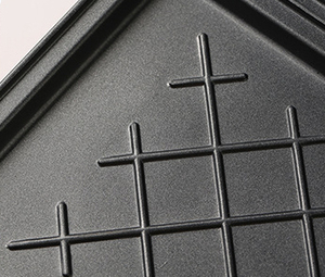 Maravilloso PP aluminio 600W multifunción hogar Rosa negro moda eléctrica desayuno Waffel Maker sandwicheras - Product Image 5