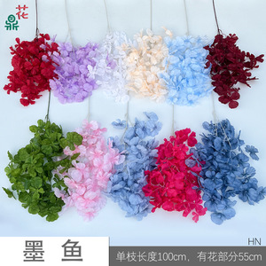 Décorations de plafond en fleurs artificielles en soie, forme goutte d'eau, haute simulation, pour salles de mariage, salles de banquet et hôtels - Product Image 4