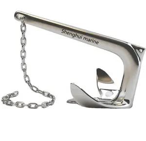 Marine Hardware 316 Stainless Steel Boat Anchor Bruce Danforth Delta Anchor Factory Price