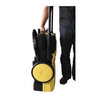 Nouvelle balayeuse électrique industrielle pour poussière et feuilles 12V à conducteur marchant, largeur de balayage 780 mm avec trémie de 50 L pour usine