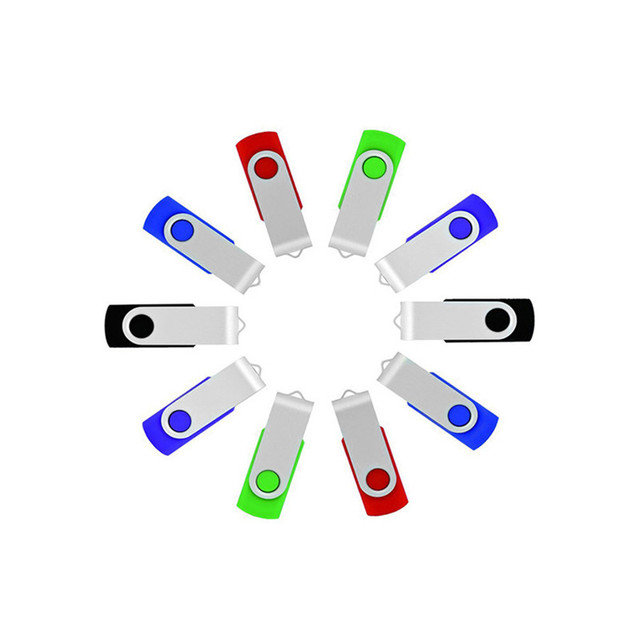 Wholesale Custom LOGO USB 2.0 Stick Pen Drive 128MB Black Flash Pendrive 64GB Capacity New Memory Product
