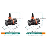 Pompe à eau submersible à fréquence variable série PB ECO, haute pression, grand débit, pour bassin à carpes koï extérieur, filtration d'eau de jardin