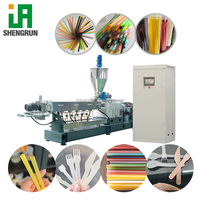 Machine de fabrication de pailles en paille de riz biodégradable, ligne de production de pailles à boire comestibles en paille de riz, extrudeuse de pailles en farine de riz