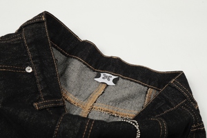 <span class=keywords><strong>Jeans</strong></span> di Lusso da <span class=keywords><strong>Uomo</strong></span> Mertra, Denim Scuro, Stile Americano High Street, Marchio Personalizzato, Pantaloni Vintage Mertra per <span class=keywords><strong>Uomo</strong></span> - Product Image 4