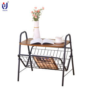 Tollerabile italiano 2 livelli Rack Nordic moderno tavolino in legno, Mdf in legno tavolino - Product Image 2