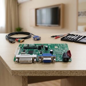 Papan Driver LVDS <span class=keywords><strong>M</strong></span>.RT2281 dengan Port Output VGA, DVI, dan <span class=keywords><strong>Audio</strong></span> untuk Penggantian Layar TV Hotel & Apartemen Sewa - Product Image 3