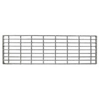 Grille en acier torsadée à haute traction, barres carrées, galvanisée, antidérapante, pour plateforme en environnement humide