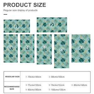 カスタムロゴデザインデジタルプリントプロモーションマイクロファイバー昇華ビーチタオル - Product Image 5