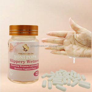 Make It Juicy Kapseln für Frauen Vaginale Feuchtigkeitspillen Vaginale Feuchtigkeitskapseln Yoni Pops Zäpfchen mit Eigenmarke - Product Image 1
