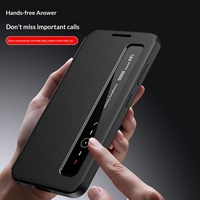 Étui de protection antichoc en cuir PU, style portefeuille, résistant aux chutes, design uni, compatible avec S26 Ultra S25 Plus pour 23/24 FE