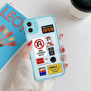 Custodia per telefono con etichetta a codice a barre retrò per iPhone 14 13 11 Pro 12 XS MAX 7 XR X SE 3 8 6 Plus Cover rigida trasparente opaca Coque - Product Image 5