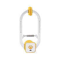 Jouet Électrique Suspendu pour Chat, Intelligent, Double Mode, Interactif, Télécommandé, Baguette Rotative Irrégulière avec Clip de Porte
