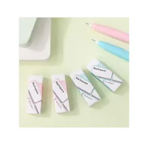 Odm Oem Fabrikant Aanpasbare Kleine En Zachte Vierkante Witte Gum Populaire Standaard Gum Voor Student