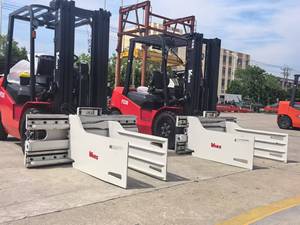 Carretilla elevadora diesel 3T con abrazadera de pacas-Manipulador de carga resistente para transporte de algodón, lana y material de espuma - Product Image 5