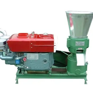 sinking particle making machine animal feed pellet mill with diesel engine