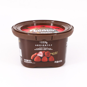 Bol IML personnalisé, compatible micro-ondes, avec couvercle, qualité alimentaire, réutilisable, pour repas préparés, chocolats, <span class=keywords><strong>en</strong></span>-cas, emballage - Product Image 4