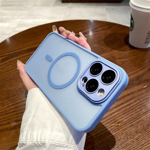 <span class=keywords><strong>Funda</strong></span> de Teléfono Magnética de Lujo con Carga Inalámbrica, Color Caramelo, TPU y PC, Suave, Transparente, Mate, <span class=keywords><strong>para</strong></span> <span class=keywords><strong>iPhone</strong></span> 17 16 15 14 13 <span class=keywords><strong>12</strong></span> 11 <span class=keywords><strong>Pro</strong></span> <span class=keywords><strong>Max</strong></span> - Product Image 4