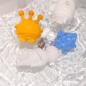 Nouveauté personnalisée, série universelle, jouets aquatiques flottants en silicone, sans BPA, silicone de qualité alimentaire, jouet de <span class=keywords><strong>bain</strong></span> pour <span class=keywords><strong>bébé</strong></span> - Product Image 4