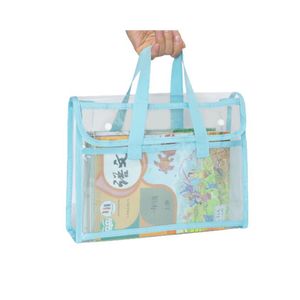 Carpeta Transparente Impermeable para Exámenes, con Cierre <span class=keywords><strong>de</strong></span> Botón a Presión, Portátil, para Guardar Libros y Documentos - Product Image 4