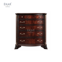 Commode à tiroirs de style régence avec façade cintrée |   Commode classique française en acajou de luxe - EKAR FURNITURE