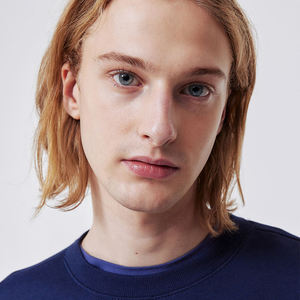 Sudadera de algodón con logotipo personalizado de lana de alta calidad, Sudadera de cuello redondo de peso pesado para hombre - Product Image 4