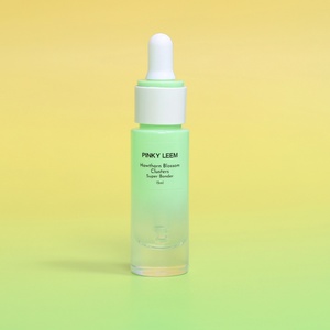 Pinky Leem, étiquette privée personnalisée, colle pour cils super adhésive, flacon rose et blanc de 15 ml, colle pour extensions de cils, super colle pour cils - Product Image 1