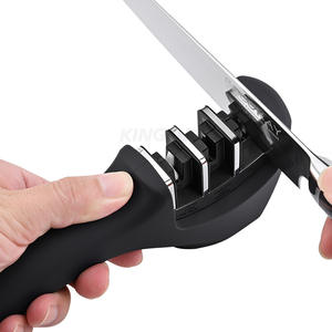 Herramienta de Afilado Manual de Acero Inoxidable al por Mayor con Base Antideslizante <span class=keywords><strong>para</strong></span> Cuchillos de Cocina - Product Image 1