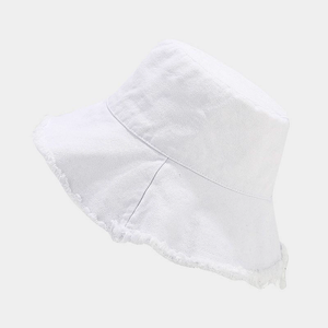 Casquette de pêcheur en coton à franges brodées, forme en fil d'aluminium souple, lavage à l'eau, chapeau seau unisexe, quatre saisons, uni - Product Image 5