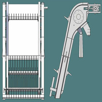 Filtre à eau grise mécanique automatique pour eau de pluie Traitement des eaux usées Multi Rake Bar Screen Manufacturer Factory