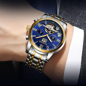 Reloj de Hombre RUIXINE R836 2024 de Lujo con Correa de Acero Inoxidable, Mecánico Automático, Resistente al Agua 3BAR, Esfera de 41.5mm, Logotipo Personalizado - Product Image 4