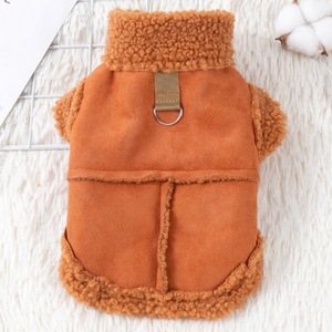 <span class=keywords><strong>Hot</strong></span> Selling Bontharnas Kleding Herfst Winterjas Hond Trekken Vest Kleding Huisdier Benodigdheden Pluizige Coltrui Hondenkleding - Product Image 1