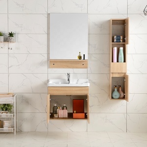 Gabinete de Baño con Lavabo y Espejo Tocadores Pequeños para Baño con Lavabos - Product Image 3