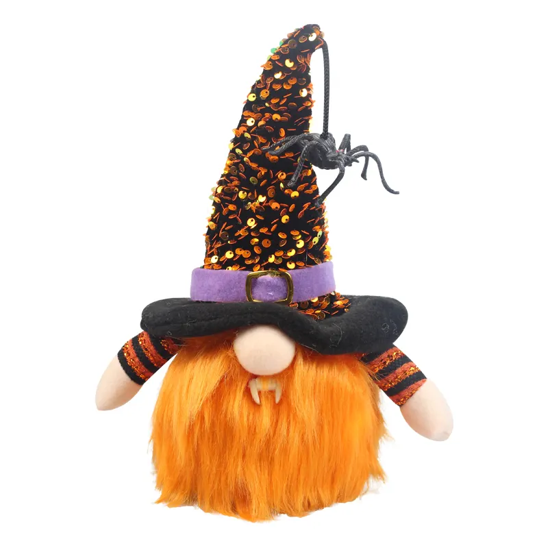 Le vendite calde accendono il giocattolo Gonk senza volto di Halloween decorazioni regali di paillettes peluche cappelli di Tomte Doll Gnome per Halloween