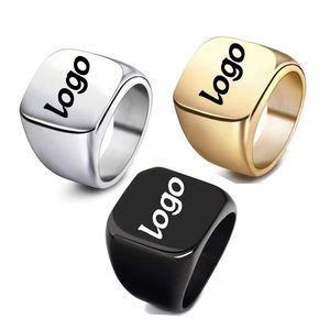 Anneaux Doux Émail Alliage Bijoux Concours Hommes Hommes Couples Homme Chevalière Tungstène Nouveau Design Doigt Personnalisé Anneau Haut - Product Image 1