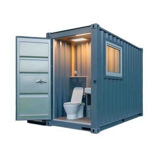 Thiết kế hiện đại công cộng ngoài trời Modular nhà vệ sinh container nhà với Thông gió thông minh - Product Image 1