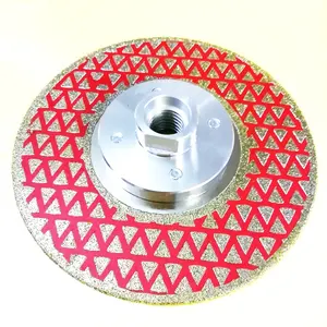 Dubai fast moving construction stone cutting tools 125mm 5 pollici red diamond blade new style saw blade marmo disc cutter