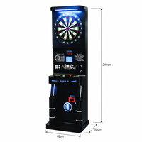 Darts Master - Machine de fléchettes électronique d'intérieur avec notation automatique, mode compétitif, écran LCD HD, structure métallique, garantie 1 an